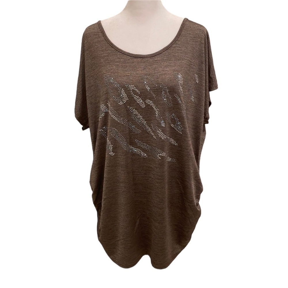 EUC WOMNES SJS 3X PLUS SIZE SHIRT 1A